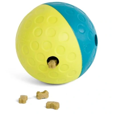 Image of Outward Hound Nina Ottosson Treat Tumble Blue Interactive Dispensing Puzzle Dog Toy, Small