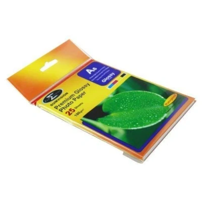 Image of Sumvision Photo Picture Photograph Paper A6 180gm Glossy Premium Professional Gloss Finish Inkjet Printable 25 Sheet Pack