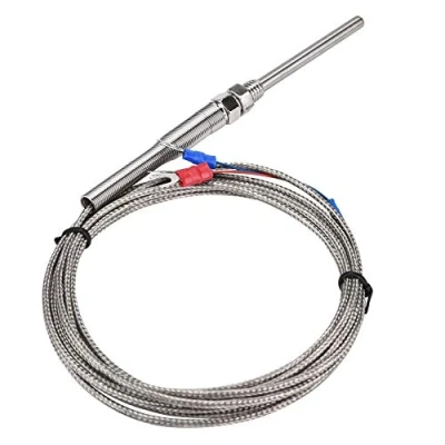 Image of Hilitand M8 Thread PT100 Thermocouple Sensor Platinum Resistor Probe Temperature Wire(3m)