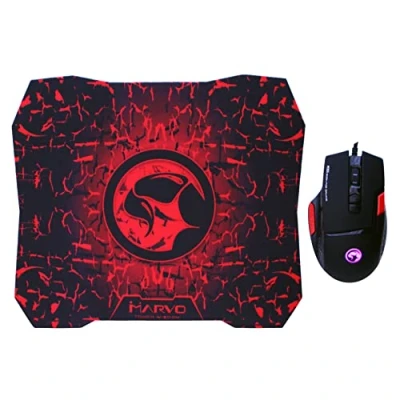 Image of MARVO Scorpion M355 Wired Gaming Mouse &amp; Pad Combo