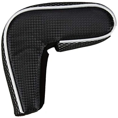 Image of Longridge Golf Magnetix Blade Putter Cover Club Head Protector, Black