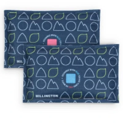 Image of Hillington Reusable Car Interior Dehumidifier Bag Ideal for Use in Vehicles to Prevent Damp, Moisture, and Condensation (2 x 250g)