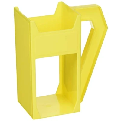 Image of Kimmel Drinks Carton Tetrapak Milk Holder Tragi B Carry and Pour, Yellow, Square