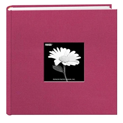 Image of Pioneer Photo Albums Holds 200 Photos, Bright Pink, 4&quot; x 6&quot;