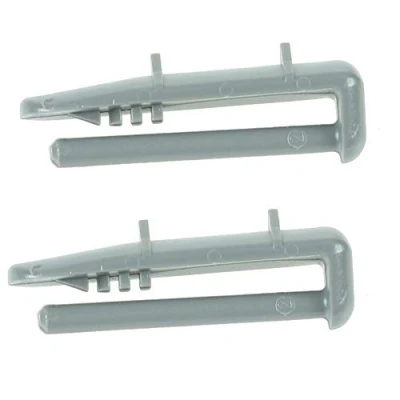 Image of Beko Dishwasher Rear Rail Cap Clip (Pack of 2)