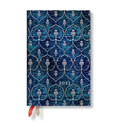 Image of Paperblanks 12 Month Planners 2023 Blue Velvet Verso Mini (95 x 140 mm)
