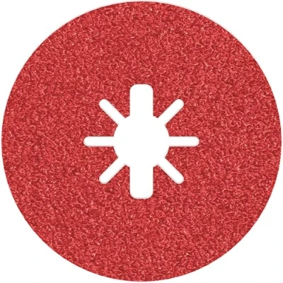 Image of Bosch Professional Fibre Sanding Discs Best (for Metal/Inox, X LOCK, R780, Diameter 115 mm, Grit Size 24, Bore Diameter: 22.23 mm), 1 disc