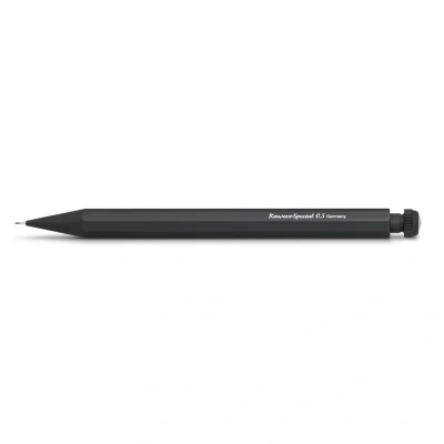 Image of Kaweco Special Mechanical Pencil Black 0.5 mm I Lead Made of Aluminium Push 14 cm Refillable with Eraser