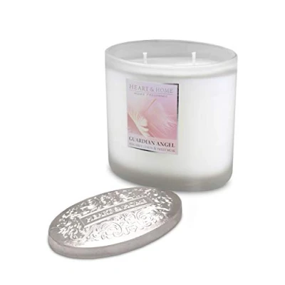 Image of Heart &amp; Home Twin Wick Ellipse Candle Guardian Angel