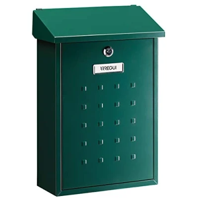 Image of Arregui Premium Exterior Letter Box, Green