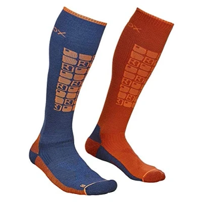 Image of Ortovox Men&#039;s ski compression Socks, mens, 5445200001, night blue, 39 41