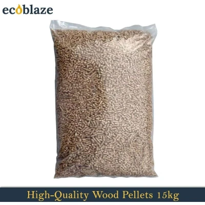 Image of Unbranded Wood Pellets 1x Biomass Stove Heating Fuel Ideal for Outdoor Pizza Oven Ooni Pellet Grills Accessories Bag of Quality 15Kg