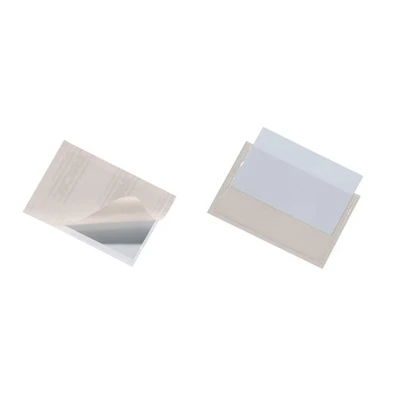 Image of Durable 809319 Self adhesive Bag Pocketfix (90 x 57 mm (inside dimension)) of 10 pieces transparent