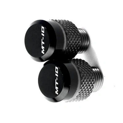 Image of BXNLY Motorcycle Mirror Adapter For Y AMAHA MT10 Mt 10 CNC Aluminum Rear View Hole Plug Screw Caps(Grey)