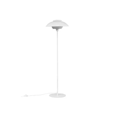 Image of Dyberg Larsen Opus floor lamp, matt white, height 135 cm, metal