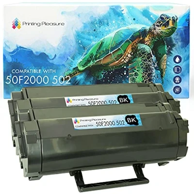 Image of 2 Compatible Toner Cartridges for Lexmark MS310D MS310DN MS312DN Black, High Yield