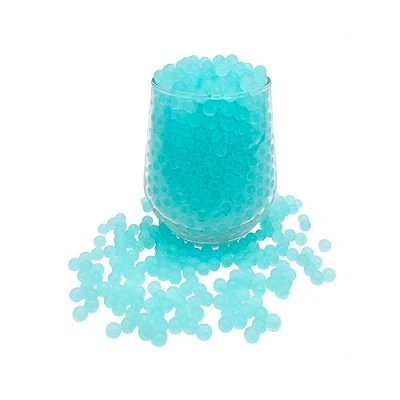 Image of KONFEN Water Beads 20000Pcs Gel Soil, Light Blue Balls Jelly Crystal Ball Absorbing for Vases, 100g 7 8mm Vase Fillers Home Decorations (Light Blue)