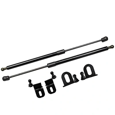 Image of TSUBASA Lift Supports for Honda Element (YH1/2) 2003 2011 Front Bonnet Hood Modify Carbon Fiber Gas Charged Shock Dampers Spring Struts Bar (2 PCS) (Normal Black)