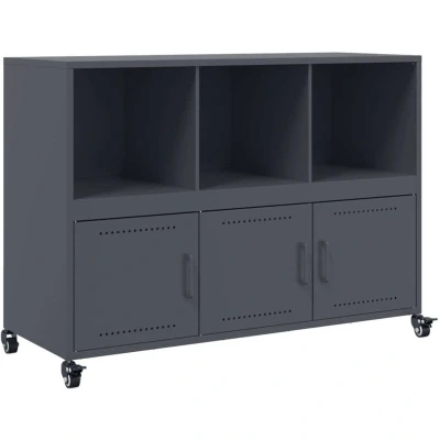 Image of vidaXL Sideboard Anthracite 100.5x39x72 cm Steel