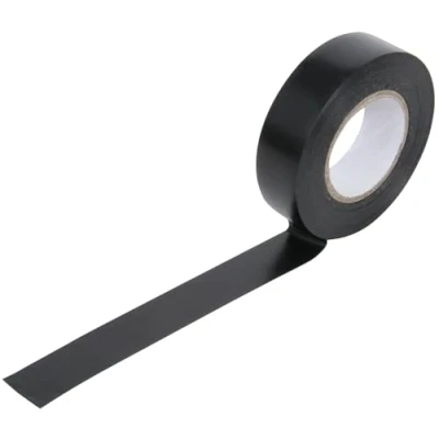 Image of Toolzone Black PVC Insulation Tape 19mm x 20m