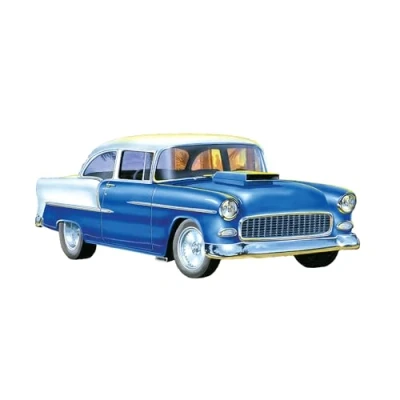 Image of AMT 1955 Chevy Bel Air Sedan 1:25 Scale Model Kit, AMT1119M