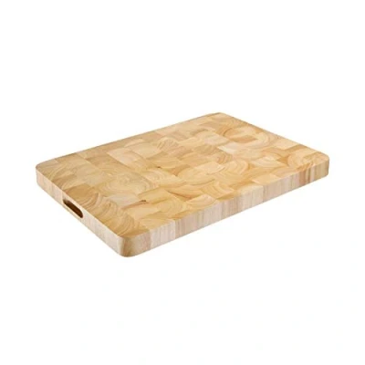 Image of Vogue Wooden Chopping Board, Large, Rectangular, Size: 45(H) x 610(W) 455(L)mm, Food Grade Wood, Antibac Cutting Boards, Serving Commercial &amp; Home Kitchen, C460