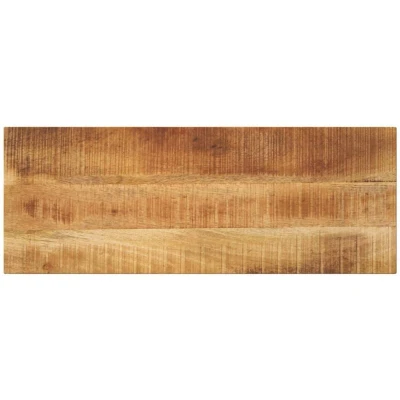 Image of vidaXL Table Top 90x20x2.5 cm Rectangular Solid Wood Rough Mango