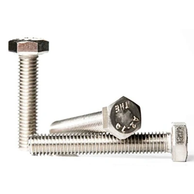 Image of M8 (8mm x 25mm) Hexagon Head Screws Hex Bolts A2 Stainless Steel (Pack of 10)