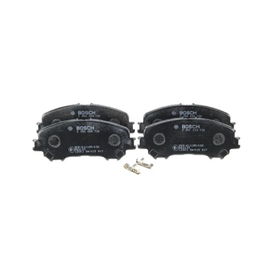 Image of 410601596R Brake pad set BOSCH 0 986 494 720 Low Metallic with acoustic wear warning NISSAN: X Trail, Qashqai 2, RENAULT: Kadjar, Koleos 2