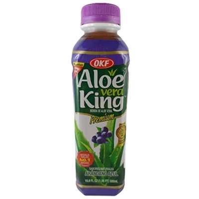 Image of rumarkt Aloe Vera King Drink Blueberry 500 ml Including Disposable