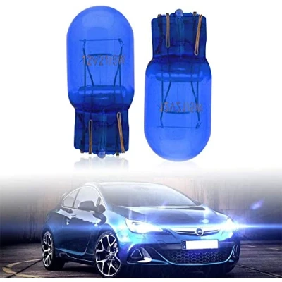 Image of T20 Side Light and Drl, Maso W21/5W 580 Dual Filament Super White Hid Effect Bulbs (Pack of 2)