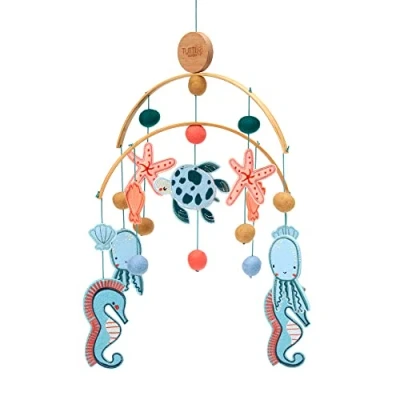 Image of Tutti Bambini Felt Nursery Décor Bamboo Frame with Shapes, for Decoration Purposes Only Our Planet