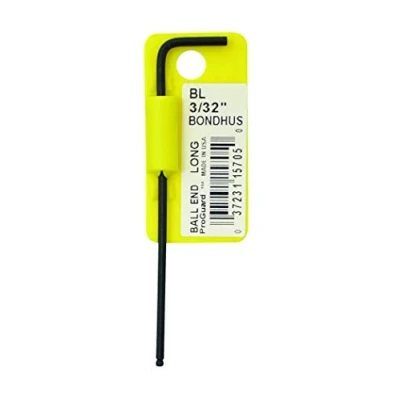 Image of BONDHUS, BL7/64 BARCODED BALLEND HEX Key, 7/64&quot;, 15706