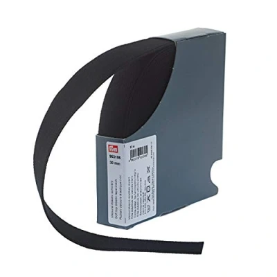 Image of Prym Elastic Tape, 51% Polyester, 33% ED 16% Polyamide, Black, 30 mm