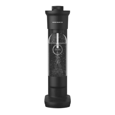 Image of GROHE Blue Fizz Water Carbonator with One Push Carbonization, CO₂ Not Included, Bottle 850ml BPA Free, Stainless Steel Injection Nozzle, Black, 31943K00