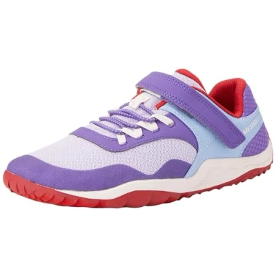 Image of Merrell Trail Glove 7 A/C Unisex Minimalist running shoes for kids, Size: 1, Purple/chili Textile/synthetics