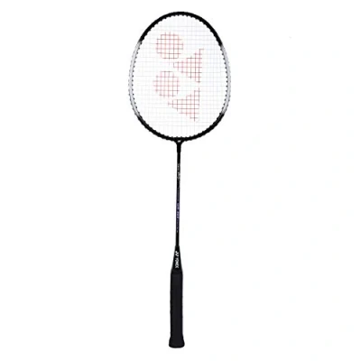 Image of YONEX GR 303 Saina Nehwal Special Edition Aluminium Strung Badminton Racket with Full Cover (Black) for Beginners 95 Grams Isometric Head
