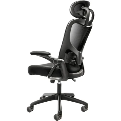 Image of VEVOR Office Chair with Adjustable Lumbar Support, High Back Ergonomic Desk Headrest, 2D Armrest, Backrest, Computer for Home