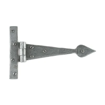 Image of From The Anvil Pewter 6 Inch Arrow Head T Hinge (Pair)