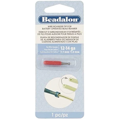 Image of Beadalon Wire Rounder Burr Attachment Use with Battery Operated Bead Reamer and 12, 14, Smaller Gauge Wires