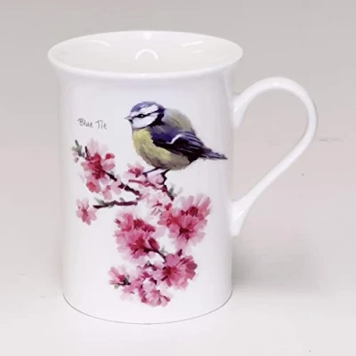 Image of The Leonardo Collection Blue Tit on Blossom Mug