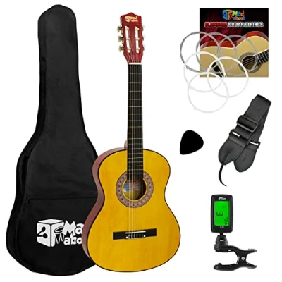 Image of Childrens Classical Spanish Guitar Kids Pack 1/2 Size with Free Tuner by Mad About