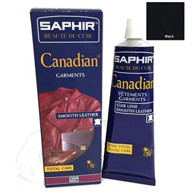 Image of Saphir Canadian Polish Black 75ml