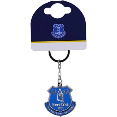Image of Everton Crest Keyring Multi Colour