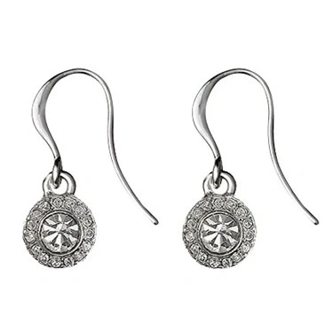 Image of Earrings Clementine_PI Gold Plated, Silver Plated or Rose with Crystal, Zinc Plating