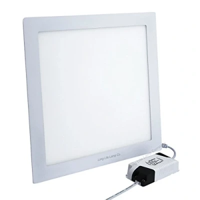 Image of Long Life Lamp Company 24w LED Square Recessed Ceiling Light Flat Panel Cool White 7000K Super Bright 300mm x