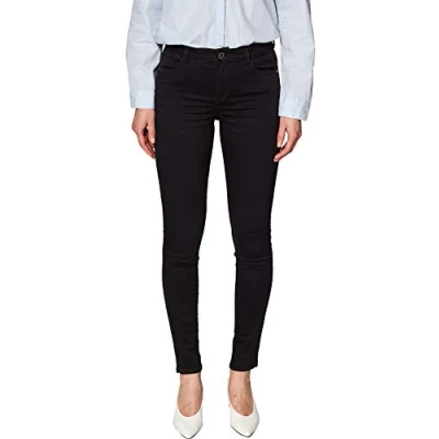Image of ESPRIT Women&#039;s 029ee1b015 Pants, 001/Black, 34W x 30L