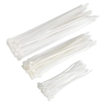 Image of Sealey Cable Tie Assortment White Pack of 75