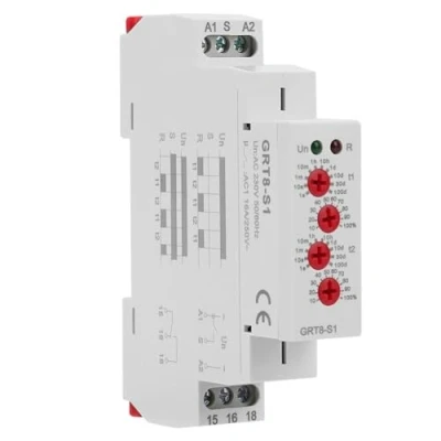 Image of DEWIN Asymmetric Cycle Timer, Timer Relay GRT8 S1 Mini ON/OFF Repeat Time AC 230V