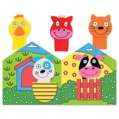Image of Galt Toys, First Puppet Book, Baby Activity Ages 0 Months Plus